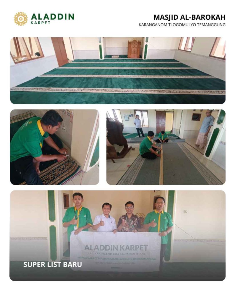 Jual Karpet Masjid Wonosobo Meteran Harga Murah Berkualitas