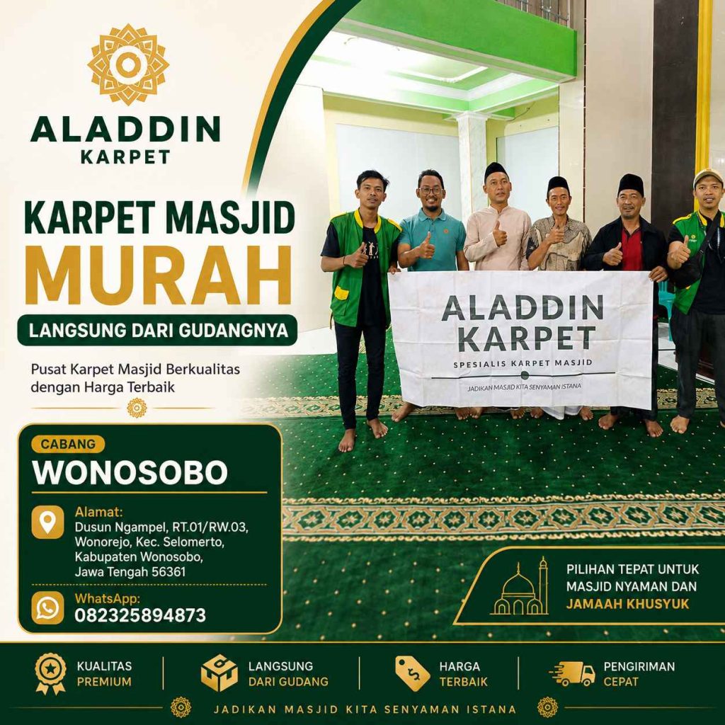 Karpet Murah Wonosobo Untuk Masjid Nyaman Dan Hemat