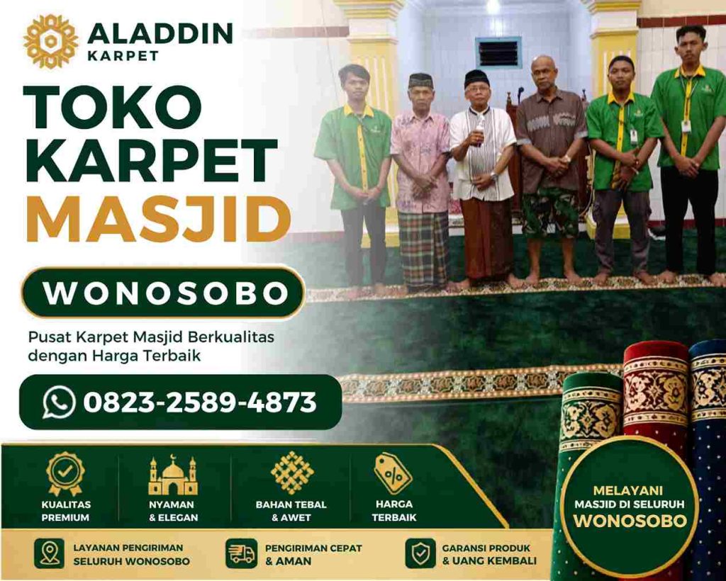Karpet Polos Wonosobo Untuk Masjid Yang Nyaman Dan Rapi