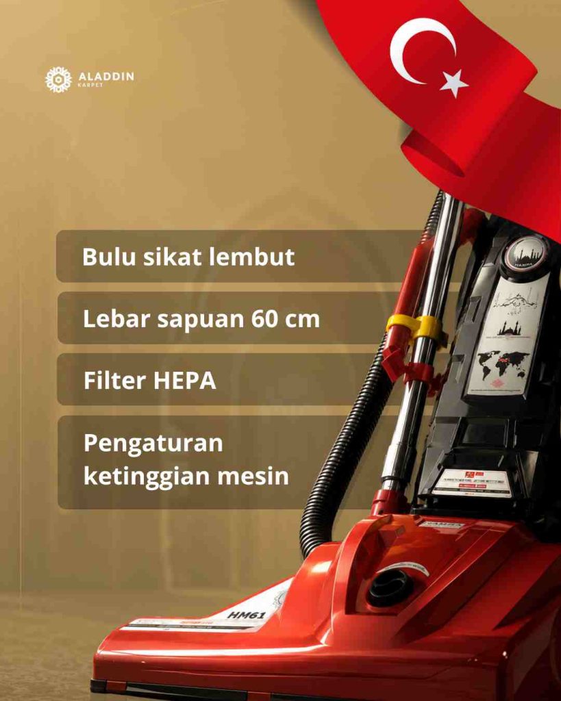 Vacuum Cleaner Hamra Wonosobo untuk Karpet Masjid