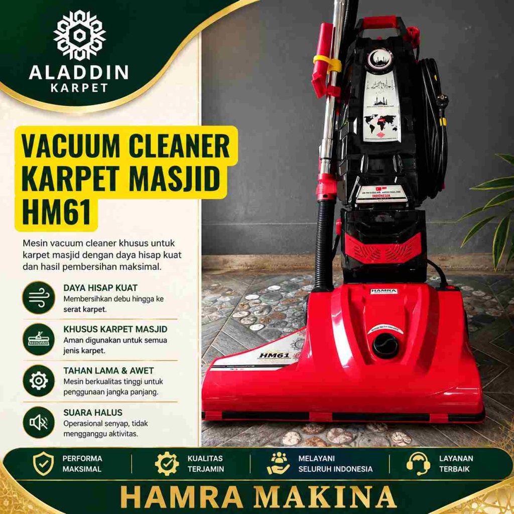 Vacuum Karpet Masjid Wonosobo Untuk Kebersihan Optimal